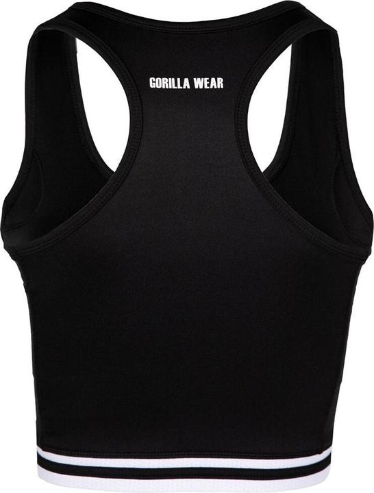 Image du produit Gorilla Wear Mesa Zip Front Crop Top Noir (XS)