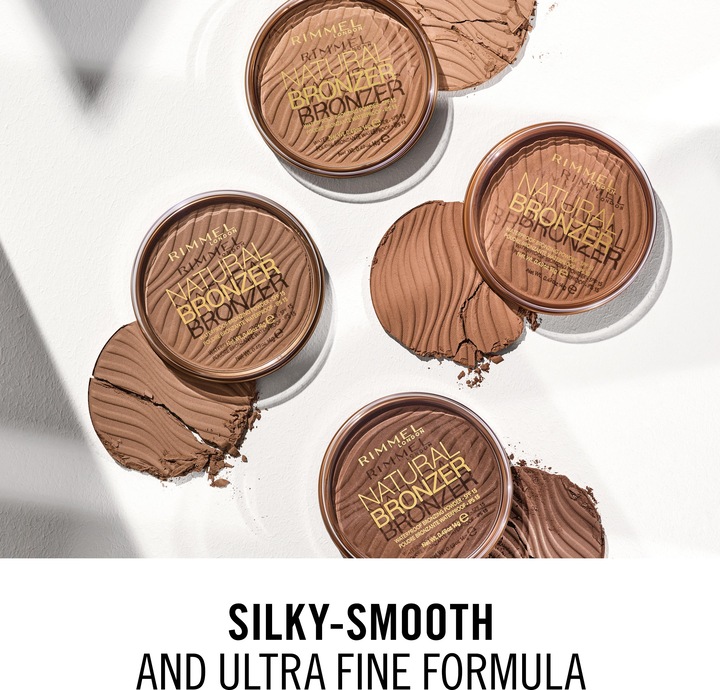 Actual product image Rimmel London RIMMEL Natural Bronzer Face Bronzer 002 Sunbronze 14g (002 Sunbronze, Bronzer, 14 g)
