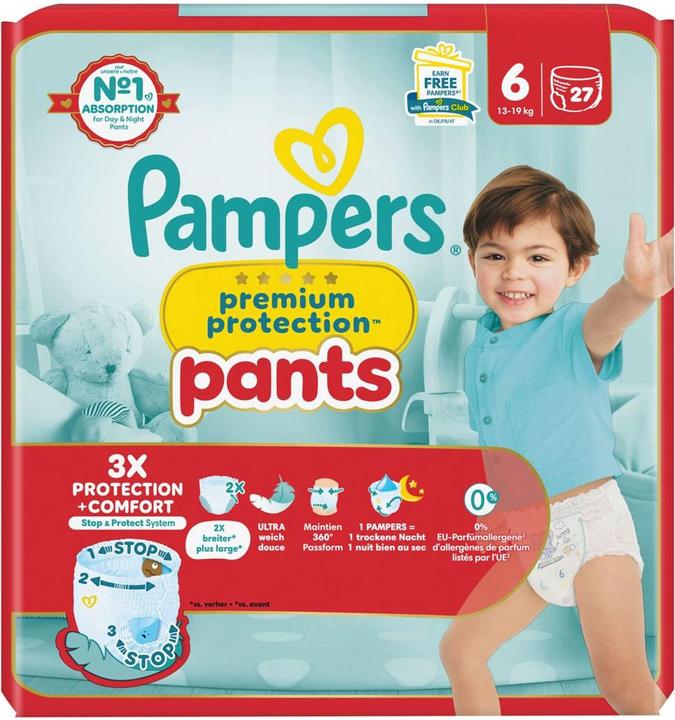 Produktbild Pampers Premium Protection Pants (Gr. 6, Tragepack, 27 Stück)