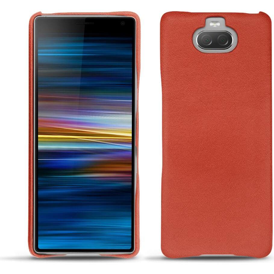 Noreve Lederschutzhülle (Sony Xperia 10), Smartphone Hülle, Orange
