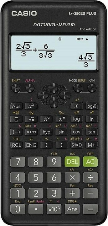 Actual product image Casio FX-350ES Plus 2nd (Batteries)