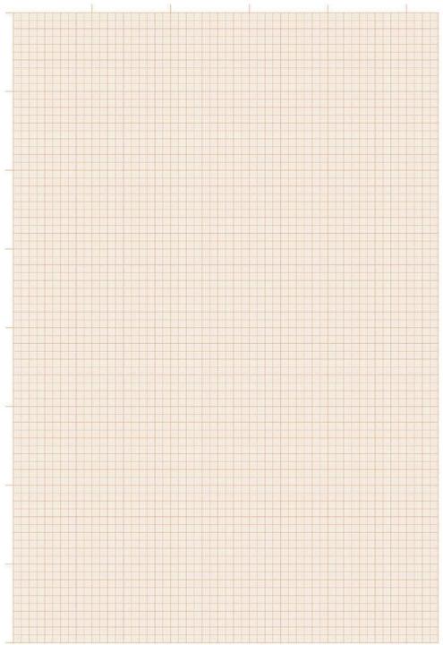 Actual product image Folia Millimeter paper block (A3, Checked, Hardcover)