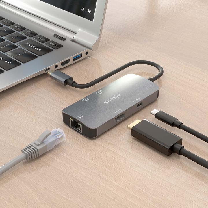 Produktbild Aisens ASUC-6P019-GR (USB-C, 6 Ports)