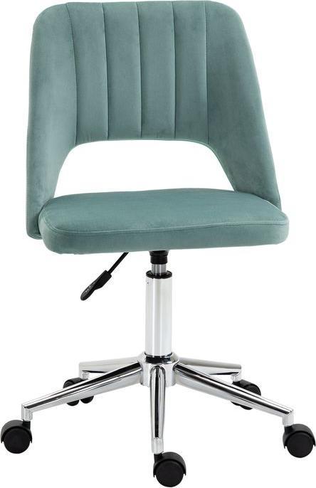 Produktbild Swisshandel24 Schreibtischstuhl, Höhenverstellbar Homeoffice Stuhl ohne Armlehne, Grün
