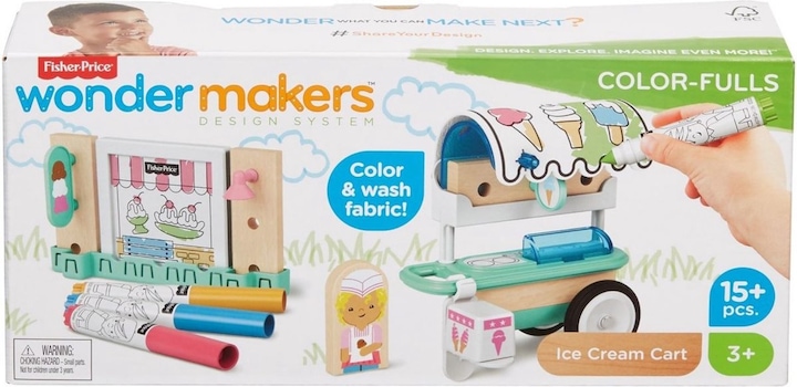Actual product image Fisher-Price Fisher Price Wonder makers wooden ice cream van 14x30cm