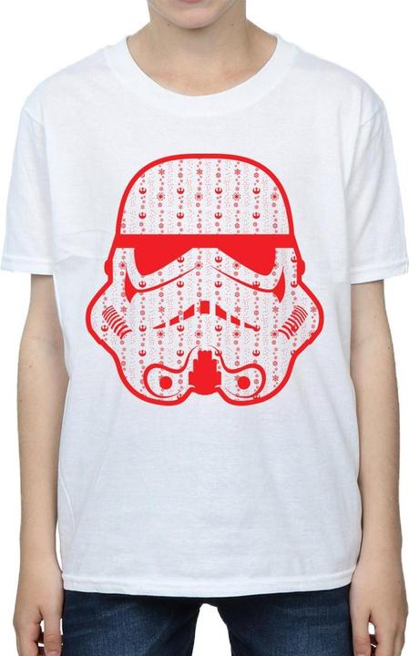 Produktbild Star Wars Christmas Stormtrooper Helmet TShirt Jungen (116)