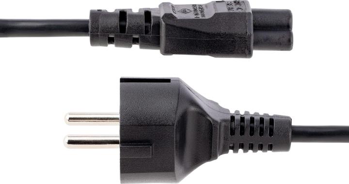 Image du produit StarTech com 753E-3M-POWER-LEAD, 3 m, CEE7/7, Coupleur C5, H03VV-F, 250 V, 2.5 A (3 m)