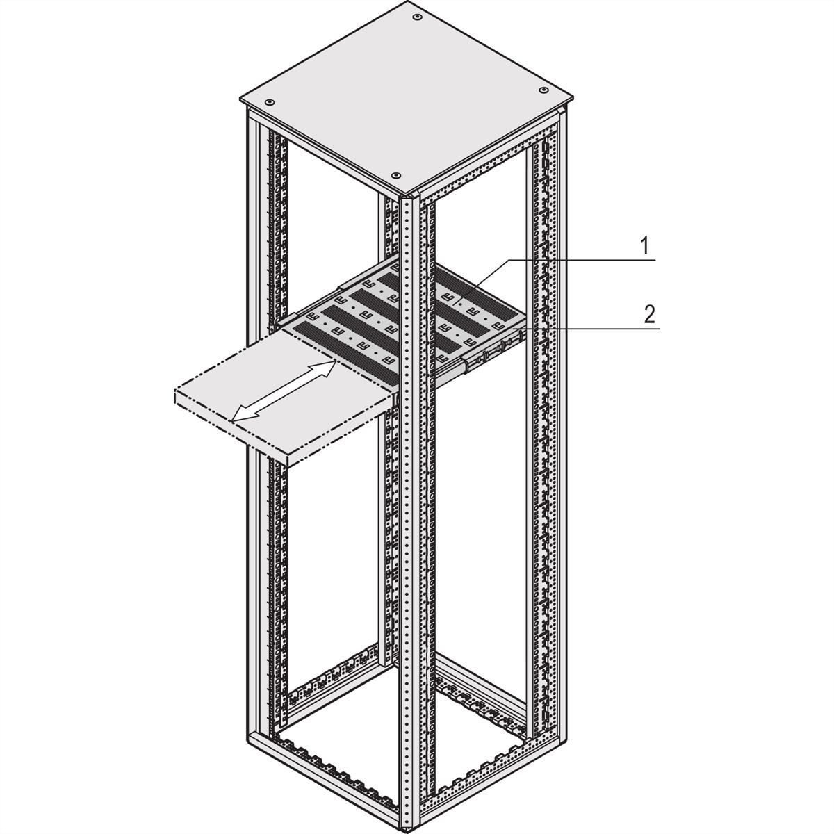 Thumbnail - Schroff Varistar, Serverschrank Zubehör, Grau