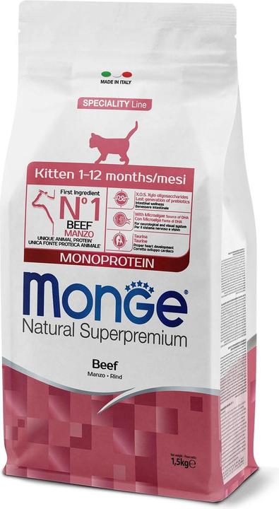Produktbild Monge Cat Kitten Monoprotein Rind (Junior, 1 Stk., 1500 g)
