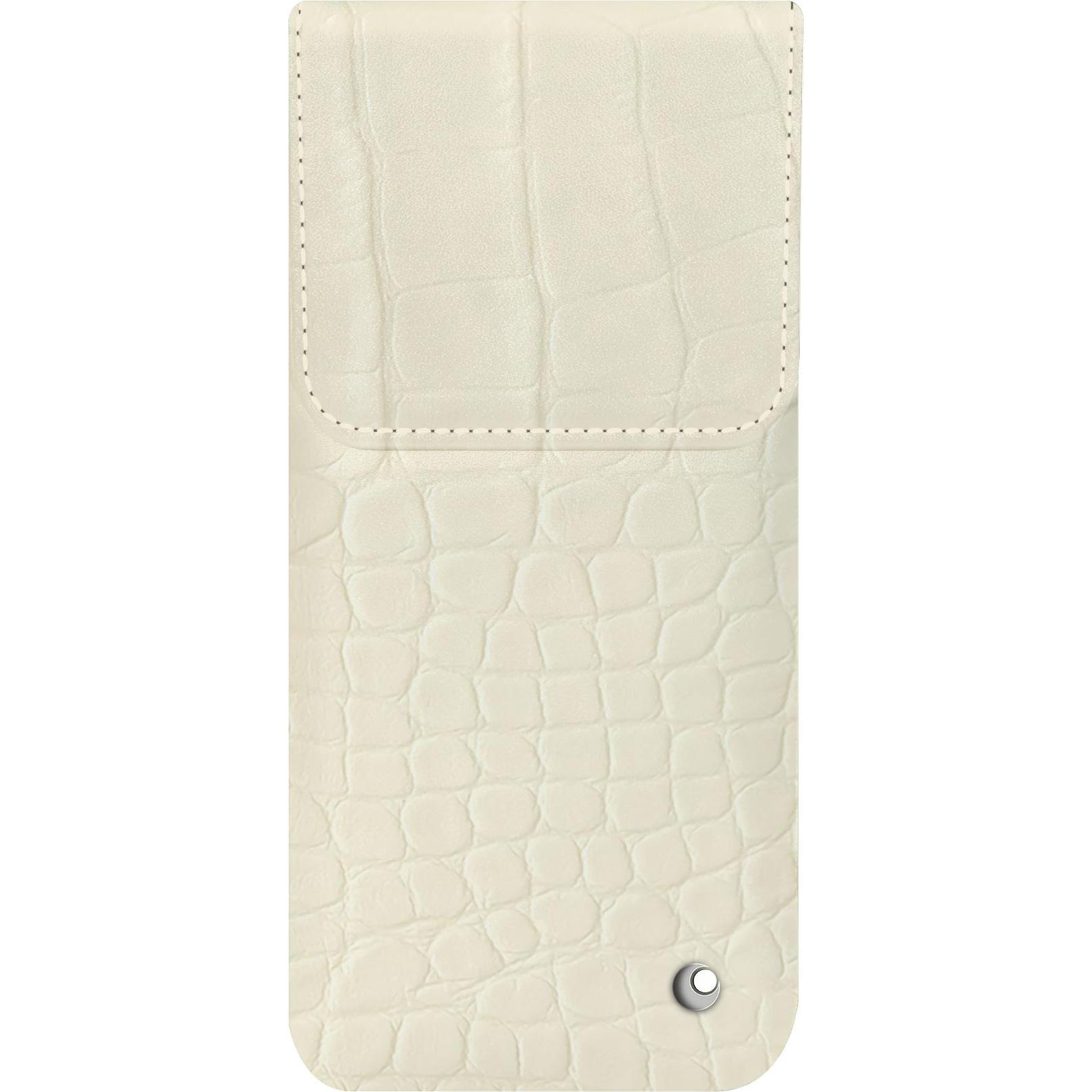 Noreve Lederschutzhülle (Samsung Galaxy S25+), Smartphone Hülle, Beige