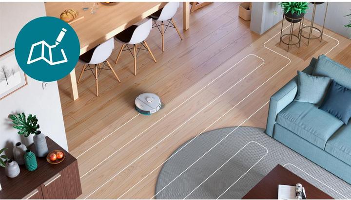 Actual product image Philips HomeRun 2000 Series Robot Vacuum with Mopping Function (6000 Pa, Wiping cloth)