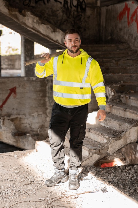 Productafbeelding Korntex Hi-Vis Hoodie (M)