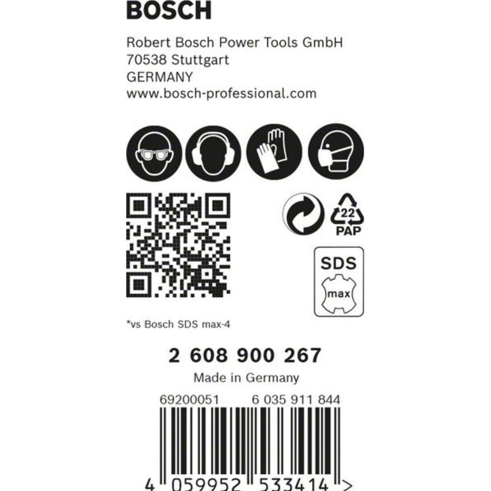 Thumbnail - Bosch Professional Zubehör, Bohrereinsatz, EXPERT SDS max-8X Hammerbohrer, 22 x 400 x 520 mm, 5 Stück (4-22 Millimeter)