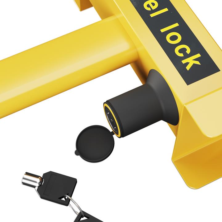 Actual product image Relaxdays Wheel lock