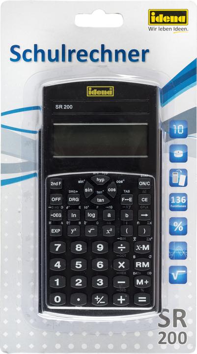 Produktbild Idena Schulrechner SR 200 10-stellig (Batterien)