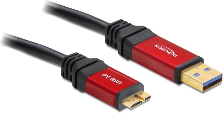 Actual product image Delock USB A - Micro B (3 m, USB 3.0)