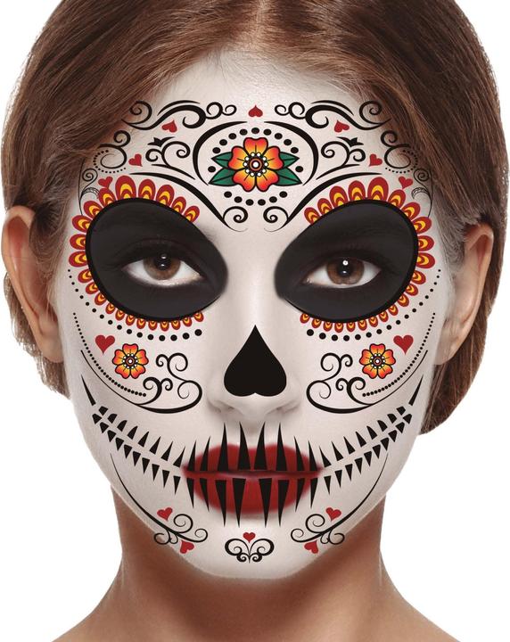 Produktbild Fiesta Sugar Skull Catrina Gesichtstattoo (One Size)