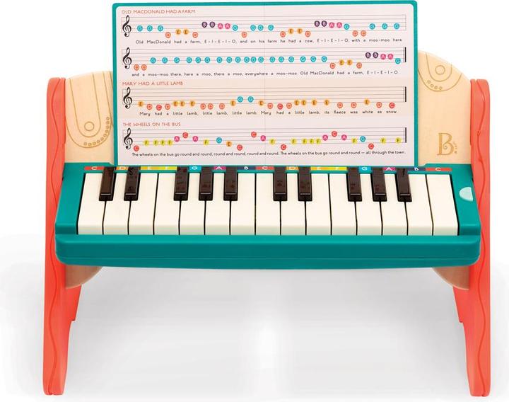 Image du produit B.toys B. Mini Maestro - Mini-piano pour enfants à 25 touches, livret de musique inclus (Anglais)