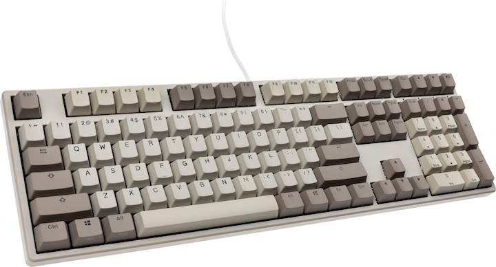 Actual product image Ducky Origin Vintage Gaming Keyboard, Cherry MX-Brown (US) (US, Cable)