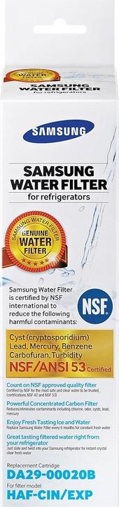 Actual product image Samsung HAF-CIN/EXP water filter (1x)