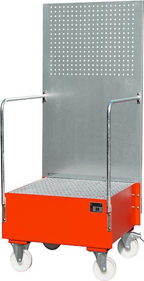 Actual product image Bauer Südlohn Mobile drip tray with perforated plate wall