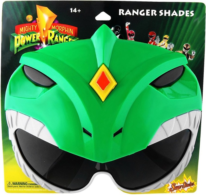 Produktbild DC Comics Power Ranger grün Partybrille