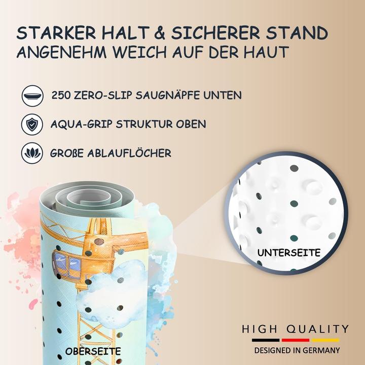 Produktbild Silverrack Rutschfeste Badewannenmatte für Kinder