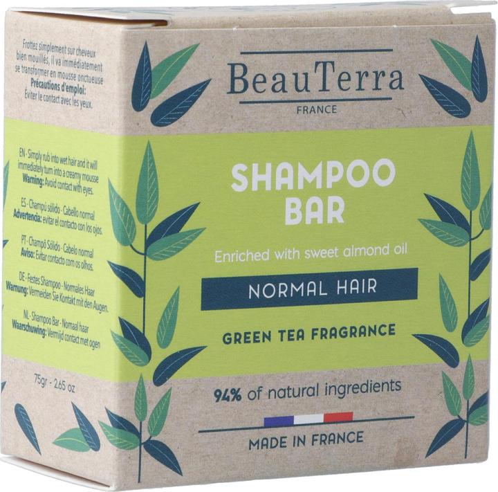Actual product image BeauTerra Shampoo Solid Normal Hair (Solid shampoo, 82 g)