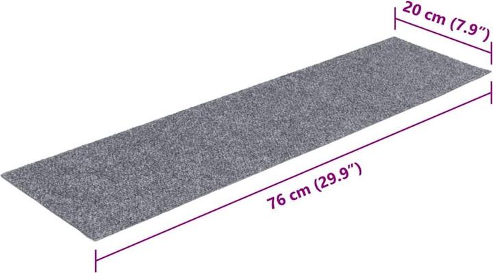 Immagine prodotto vidaXL Treppenmatten (20 x 76 cm)
