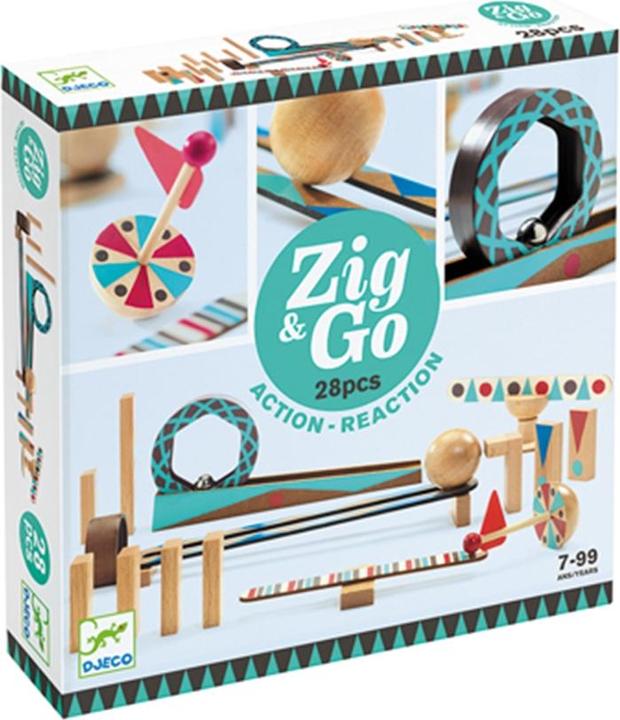 Actual product image Djeco Chain reaction game Zig & Go