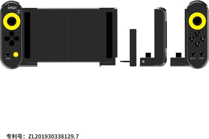 Produktbild iPega Double Spike PG-9167 Wireless Gaming Controller with smartphone holder (Switch, Android, iOS)
