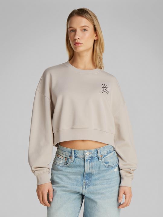 Actual product image Calvin Klein Script Institutional Crewneck (M)