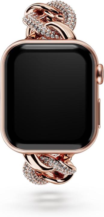 Image du produit Swarovski Sparkling Chain Strap For Apple Watch 40mm and 41mm Rose Gold Finish Crystals crysta