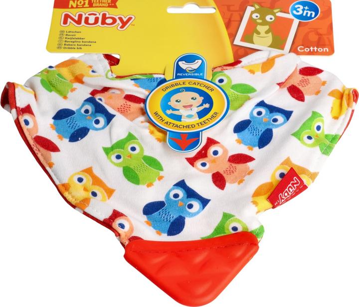 Actual product image Nuby Bib with bite corner (3 Months)