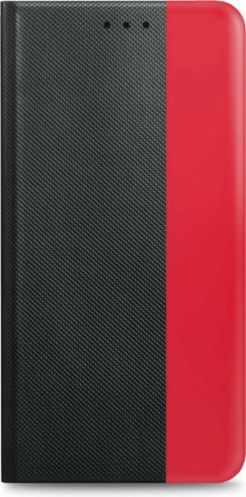 prio Book Case Fashion für Samsung A22 5G schwarz-rot (Samsung Galaxy A22 5G)