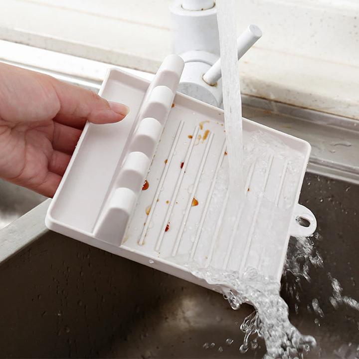 Produktbild Hermex Löffelhalter Küche Topfdeckel Ablage Organizer Grau
