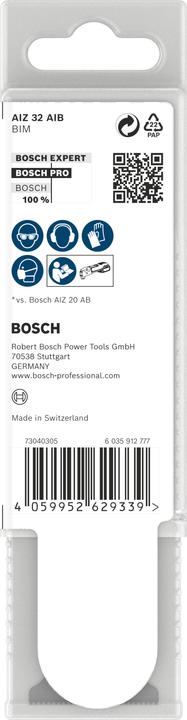 Productafbeelding Bosch Professional Zubehör PRO AIZ 32 AIB mes voor multifunctioneel gereedschap, 32 x 50 mm