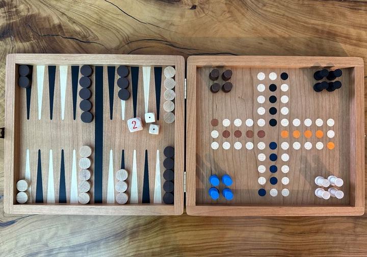 Ulbrich Design Collection de jeux de voyage Cerise