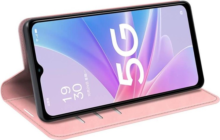 Actual product image Cover-Discount OPPO A58 5G / A78 5G - Stand Flip Case Cover pink-Copy (Oppo A78 5G, Oppo A58)