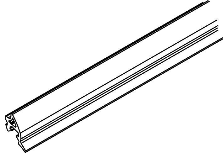 HAWA Aufklipsgummi für Abdeckprofile