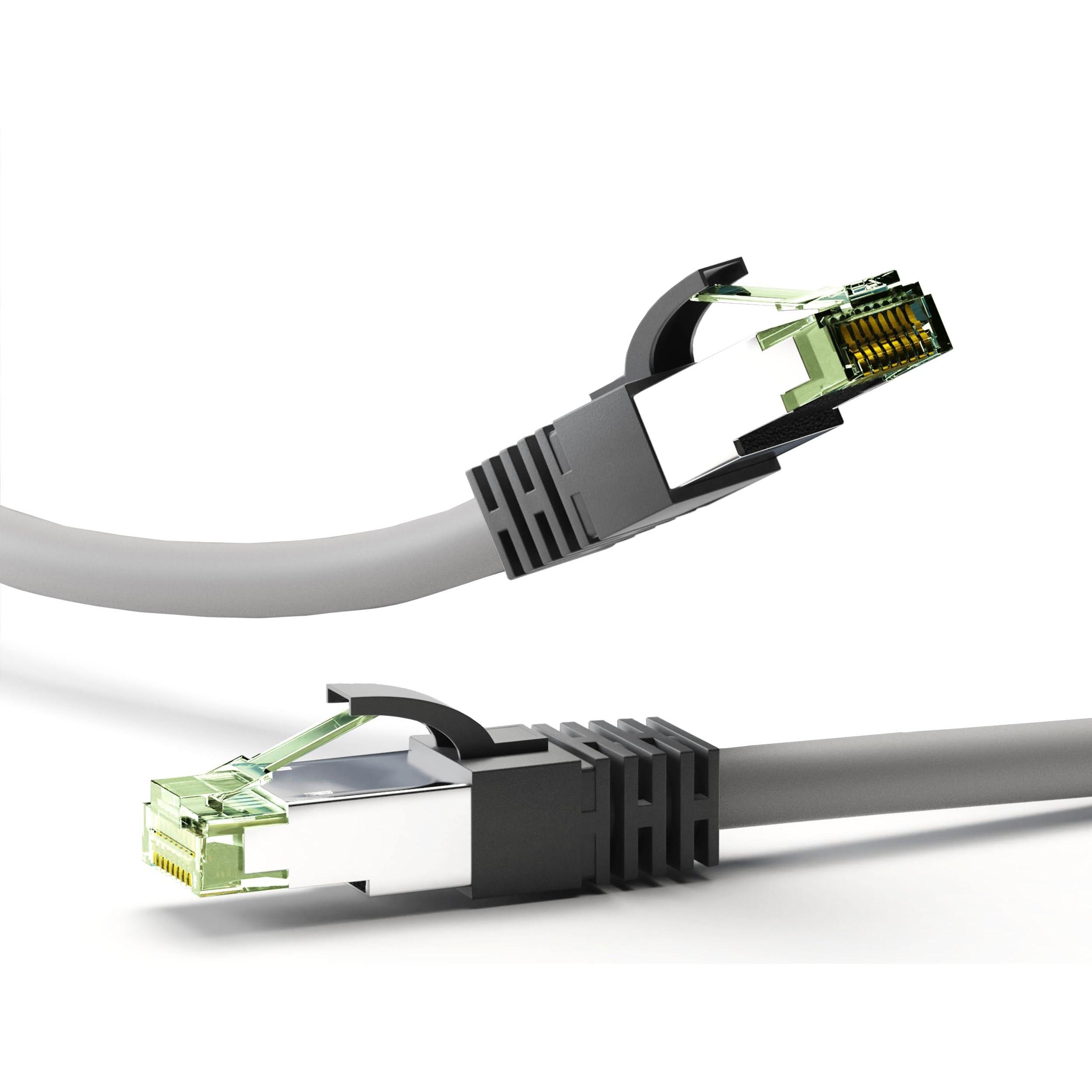 Goobay Netzwerkkabel (S/FTP, CAT8.1, 25 m), Netzwerkkabel