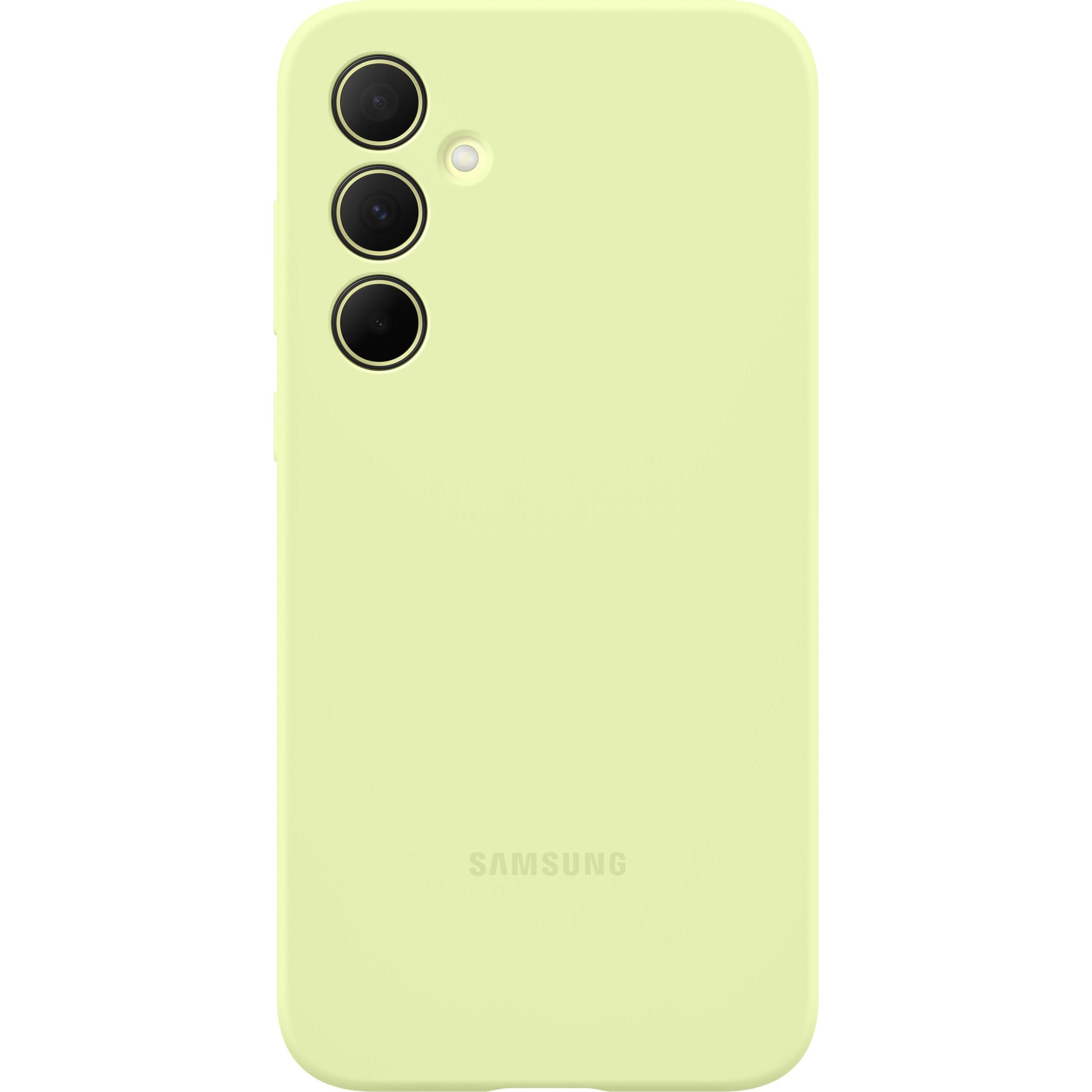 Samsung Silicone Case (Samsung Galaxy A35), Smartphone Hülle, Grün