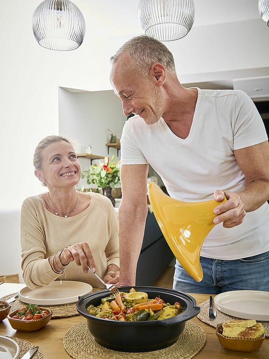 Image du produit Peugeot Tajine 6-8 Personen ATLAS Safrangelb/Antihaft