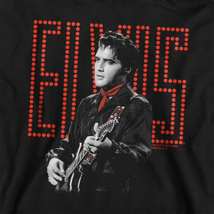 Produktbild Elvis Red Guitarman Kapuzenpullover (128)
