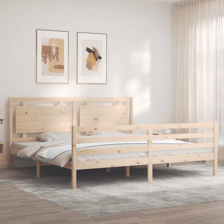 Actual product image vidaXL Bettrahmen (180 x 200 cm)