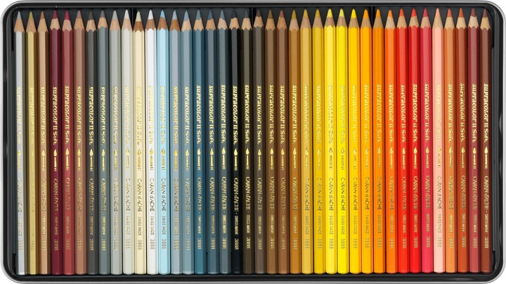 Image du produit Caran d'Ache Supracolor Aquarelle Metallschachtel (Multicolore, 80 x)