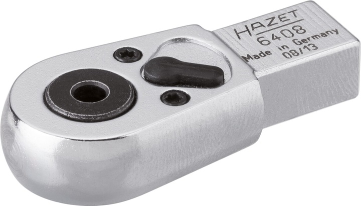 Actual product image HAZET Insert reversible ratchet for bits 6408 ∙ Insert square 9 x 12 mm ∙ Hexagon, hollow 6.3 (1/4 …