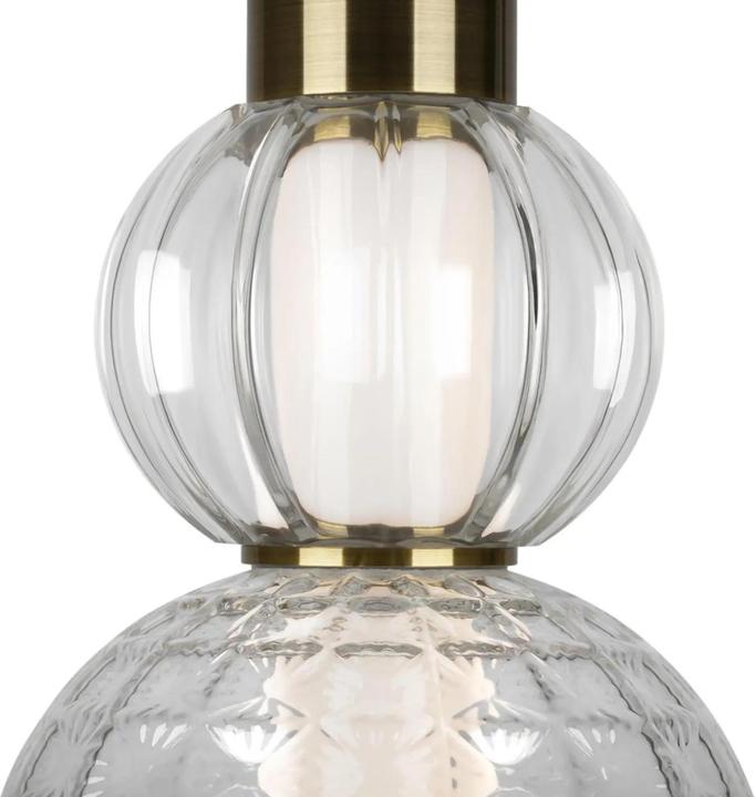 Produktbild Maytoni Collar LED Pendelleuchte, Hängeleuchte 16W Gold-Farbe Warmweiss (800 lm)