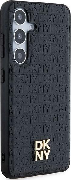 Produktbild DKNY DKHMSPSHRPSK S921 czarny/black hardcase Leather Pattern Metal Logo MagSafe (Samsung Galaxy S24)
