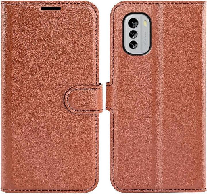 Cover-Discount Nokia G60 - Leder Etui Hülle braun (Nokia G60)